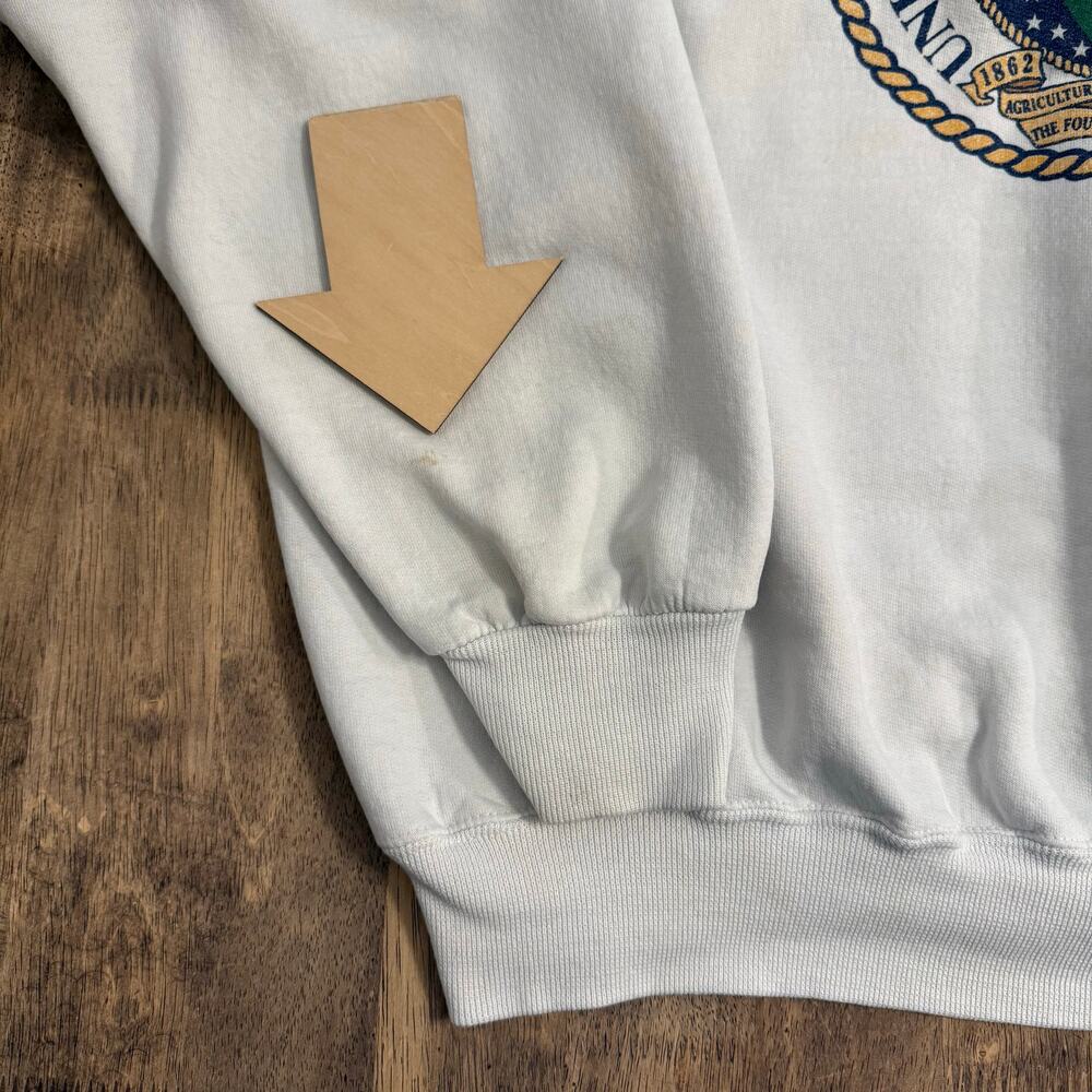 VTG United States Department of Agriculture Sweatshirt Crest White Unisex 2XL - Picture 7 of 11